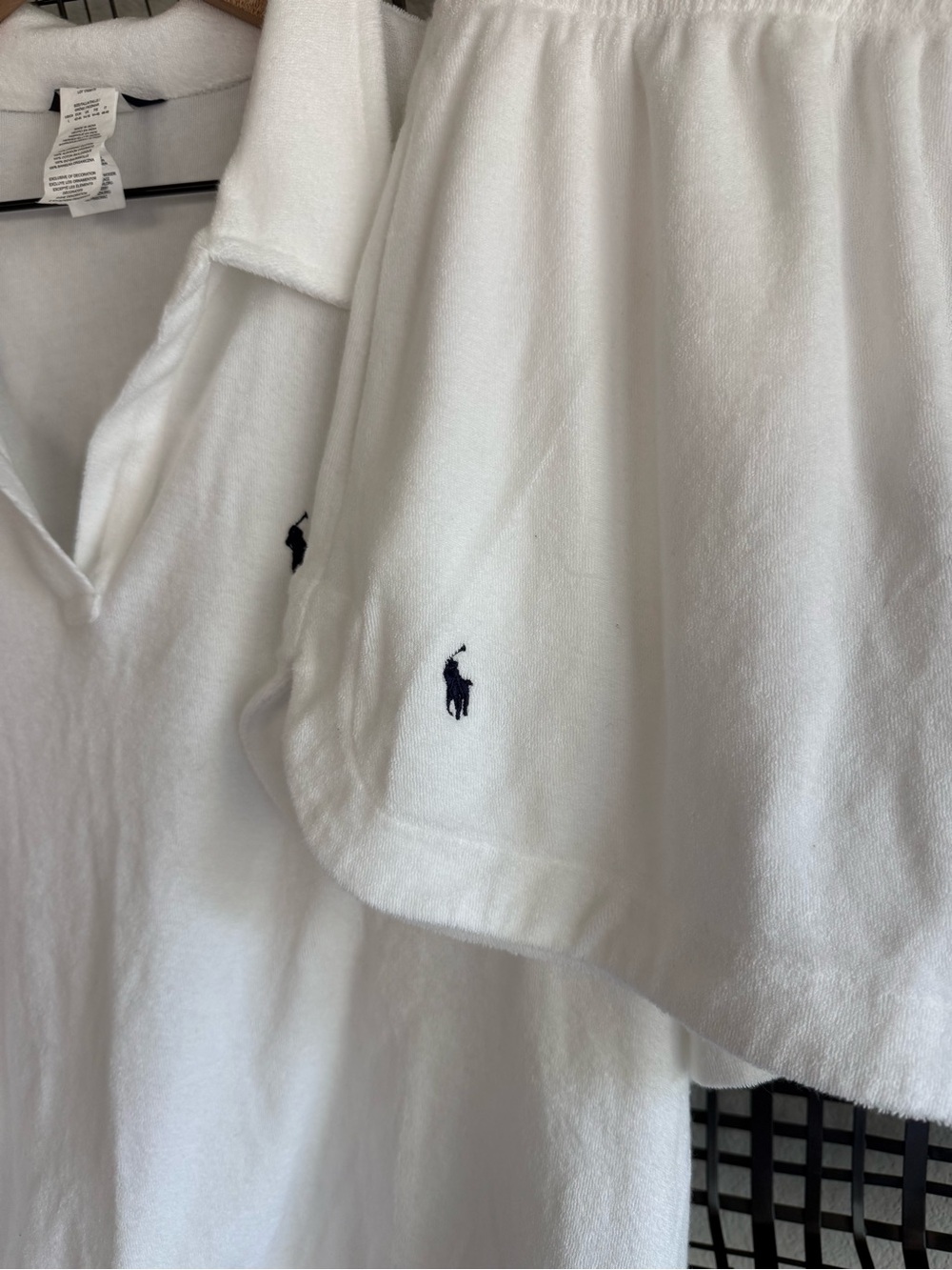 Polo Ralph Lauren Terry Collar Shirt & Shorts Set - Picture 6 of 7